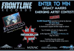 Frontline Records Contest: Grand Prize – $2,000, Open for Bloodgood and much more!